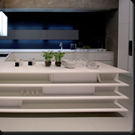 Kitchen design using Corian